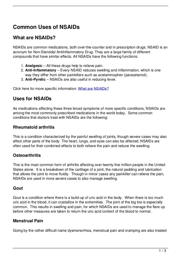 What Are NSAIDs picture images What Are NSAIDs